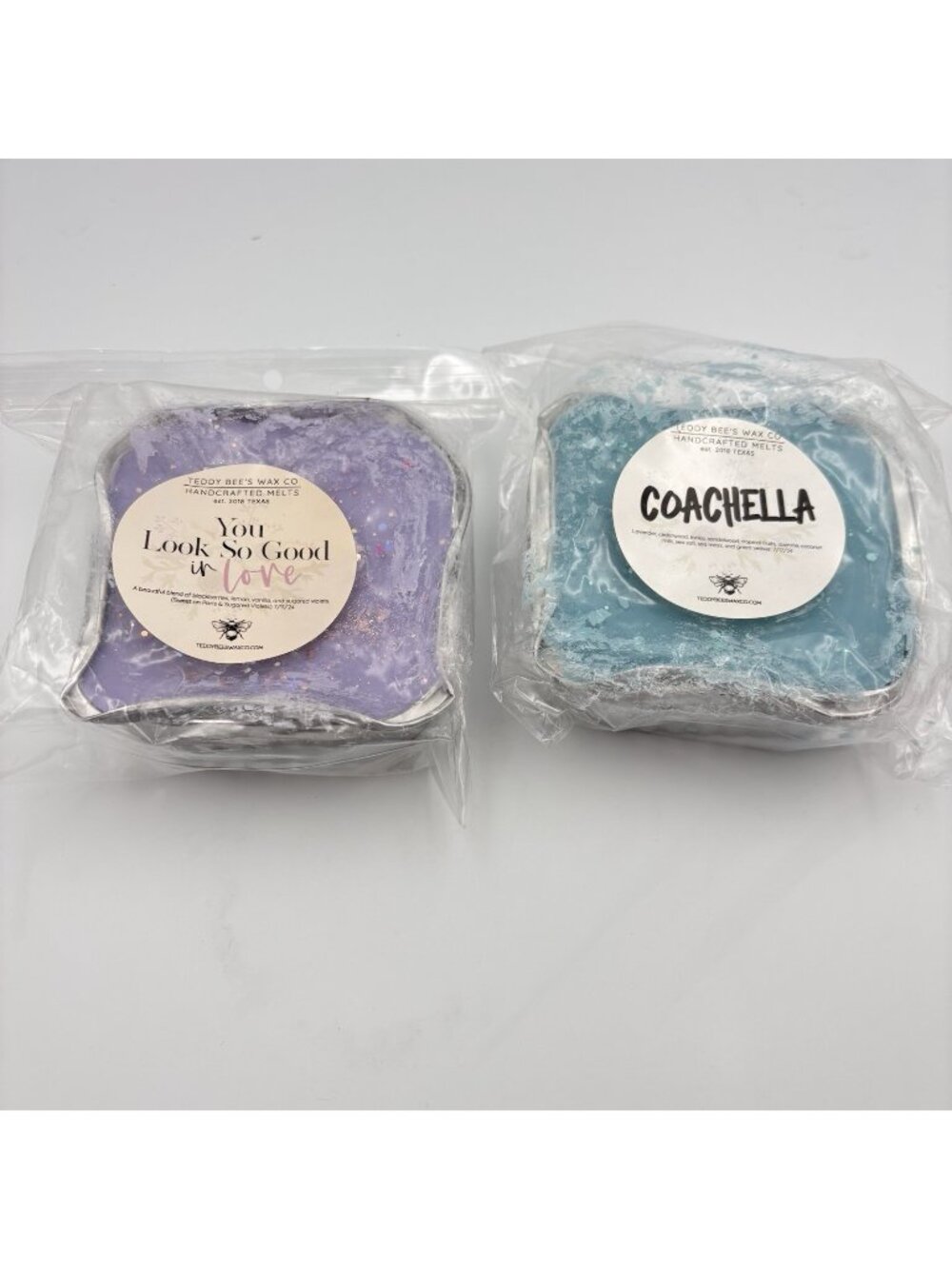2 Teddy Bee’s Vendor Wax Melts 9 oz Mini Loaves Coachella You Look Good In Love